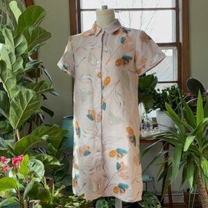 100% linen short sleeve dress by Rachel Zoe